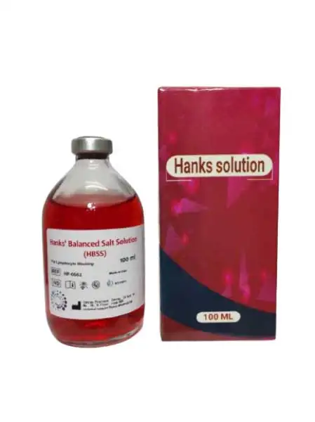 آگهی بافر هنکس HBSS) Hanks’ Balanced Salt solution 100ml IVD)