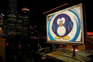 آگهی نرم افزار پیشرفته حسابداری پنگوئن آبی